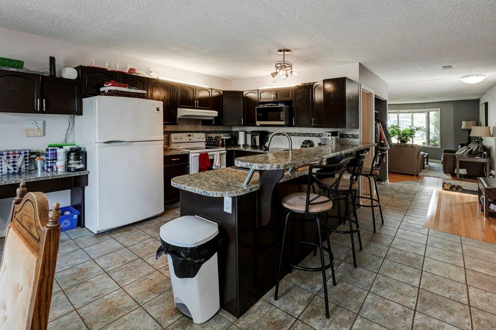Large kitchen with extensive storage